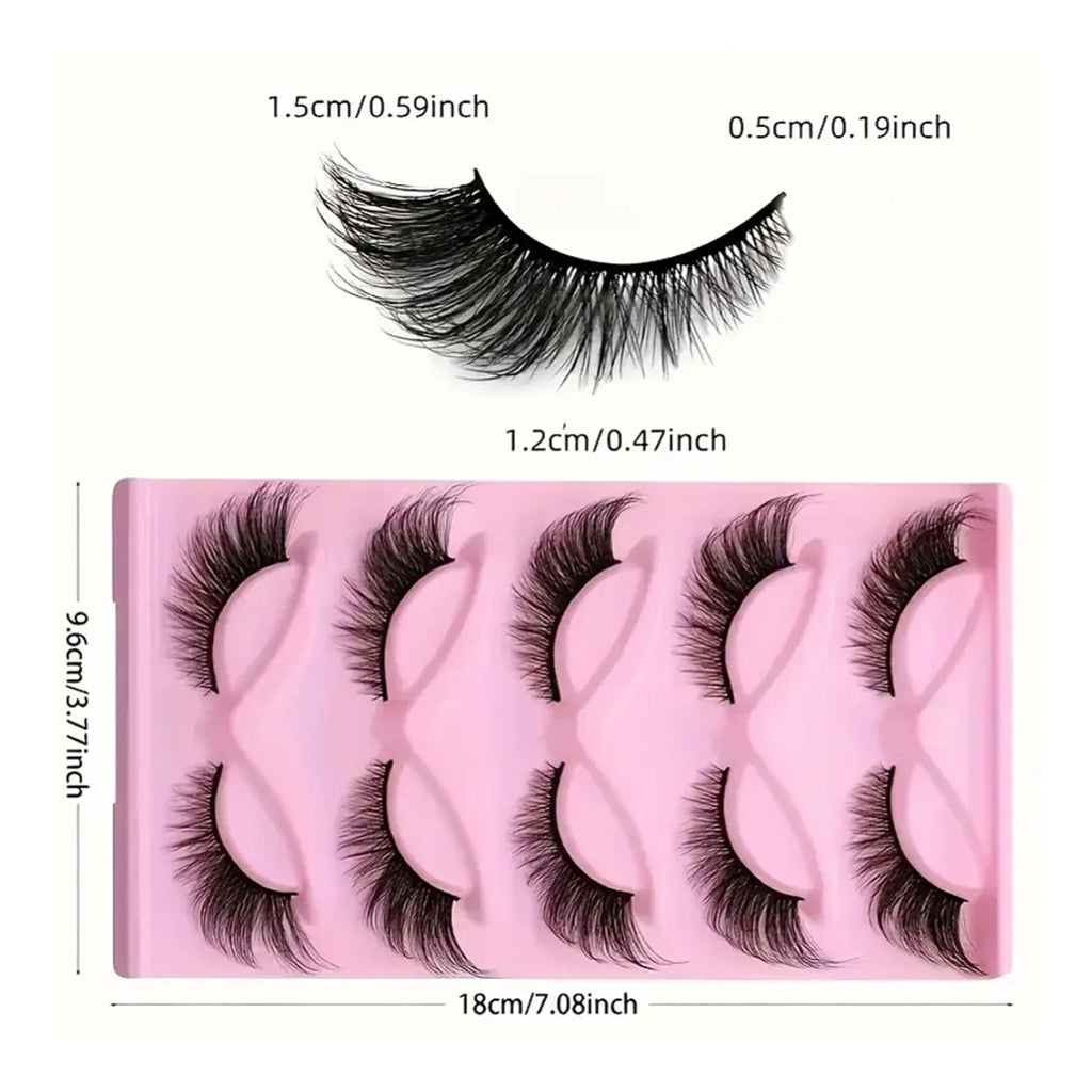 Premium Strip Lashes | 5 Pairs