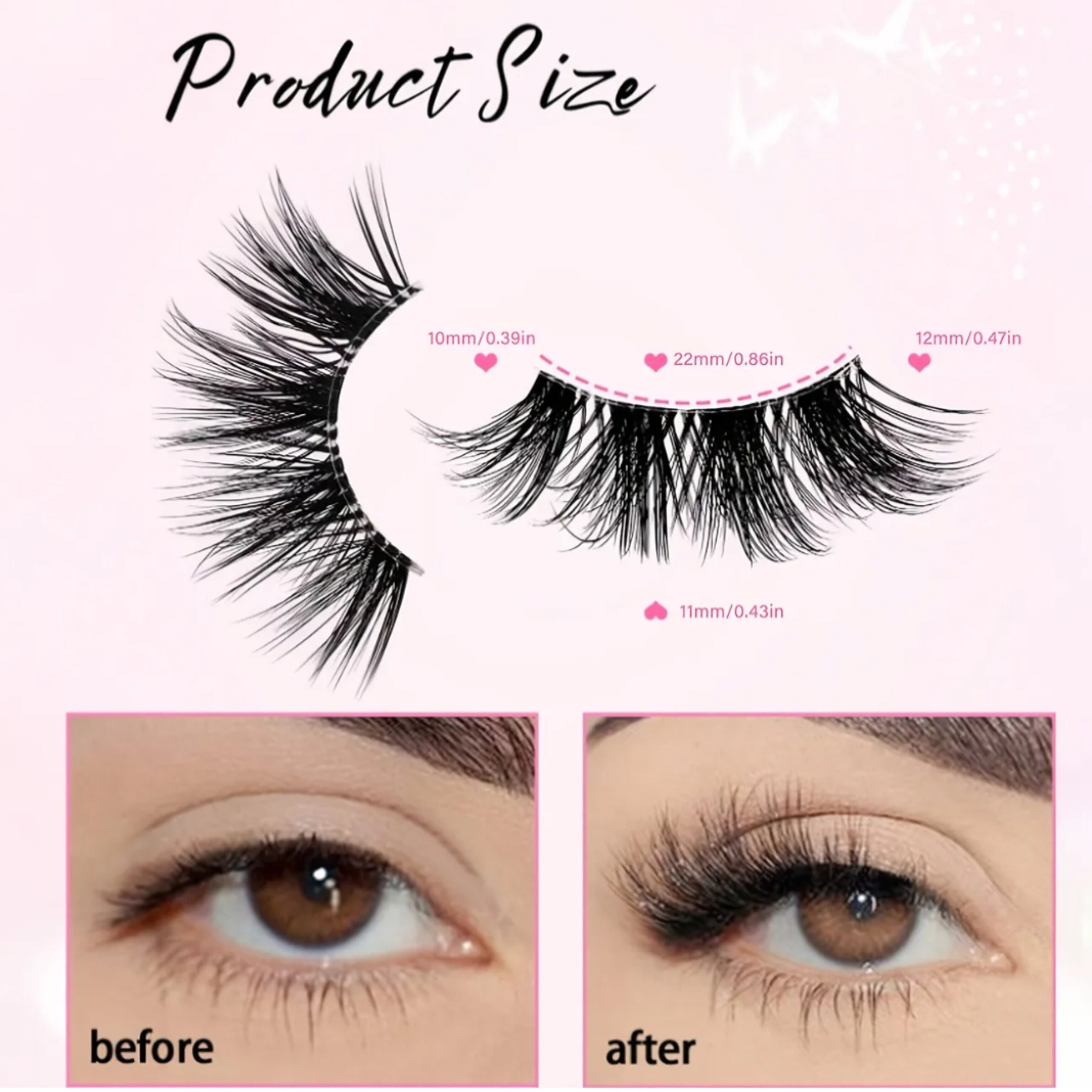 Premium Half Strip Lashes | 7 Pairs